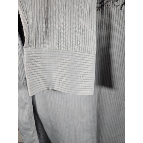 Level Ten Men's Long Sleeve Button Down Shirt L Grey Print XXL - Picture 4 of 8